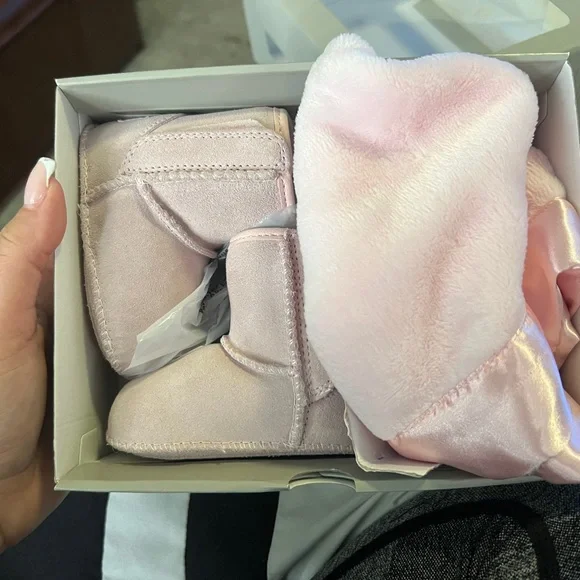 UGG Pink Baby Booties